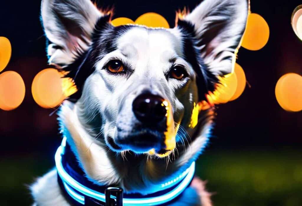 Équipement nocturne pour chiens : lampes et colliers lumineux sécuritaires