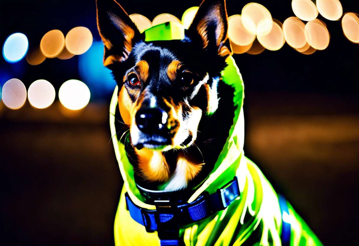 Sécurité des équipements lumineux pour chiens : ce que disent les études