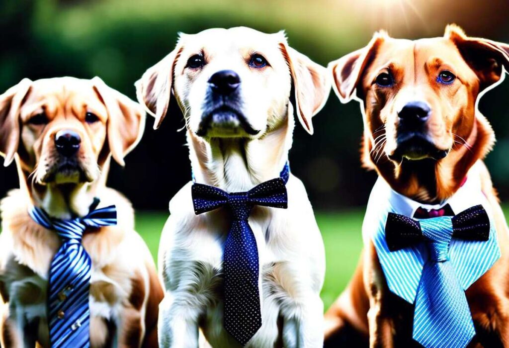 Cravates et nœuds papillon canins : l'élégance en toute occasion