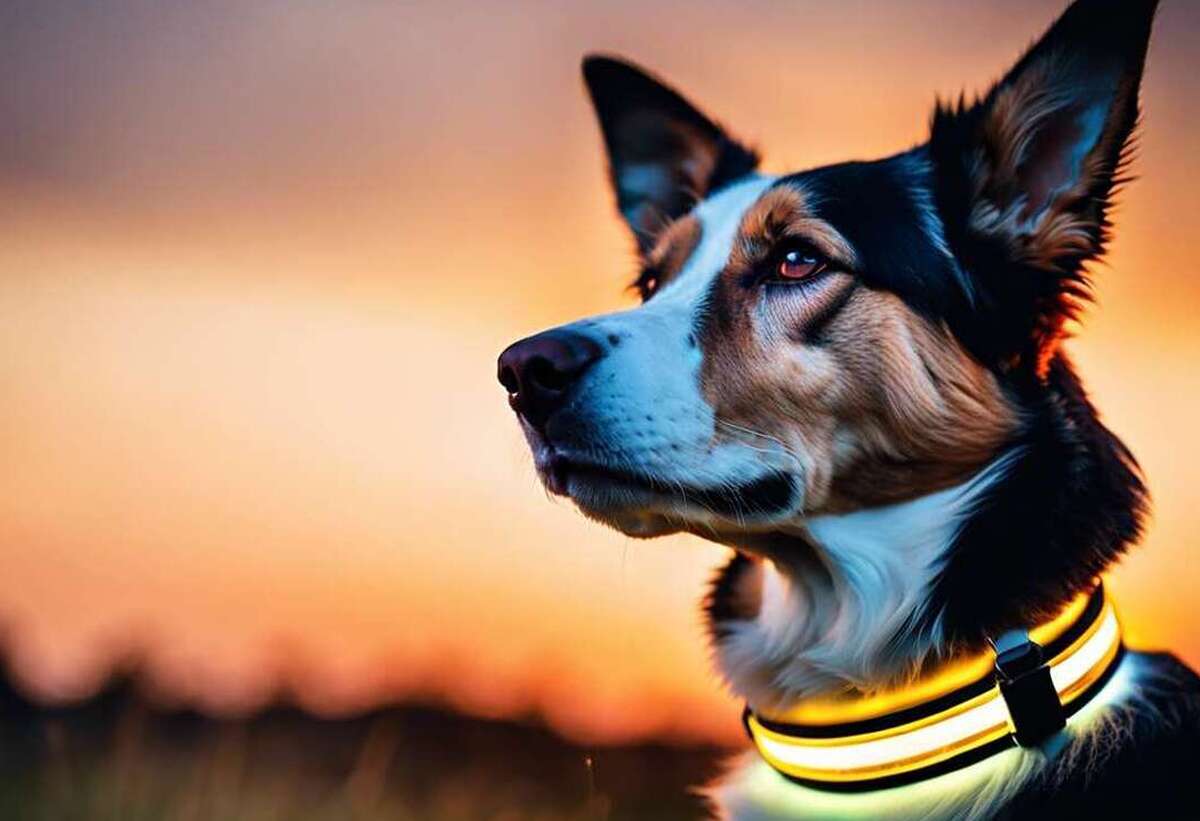 Colliers lumineux pour chiens : sécurité et style après le crépuscule