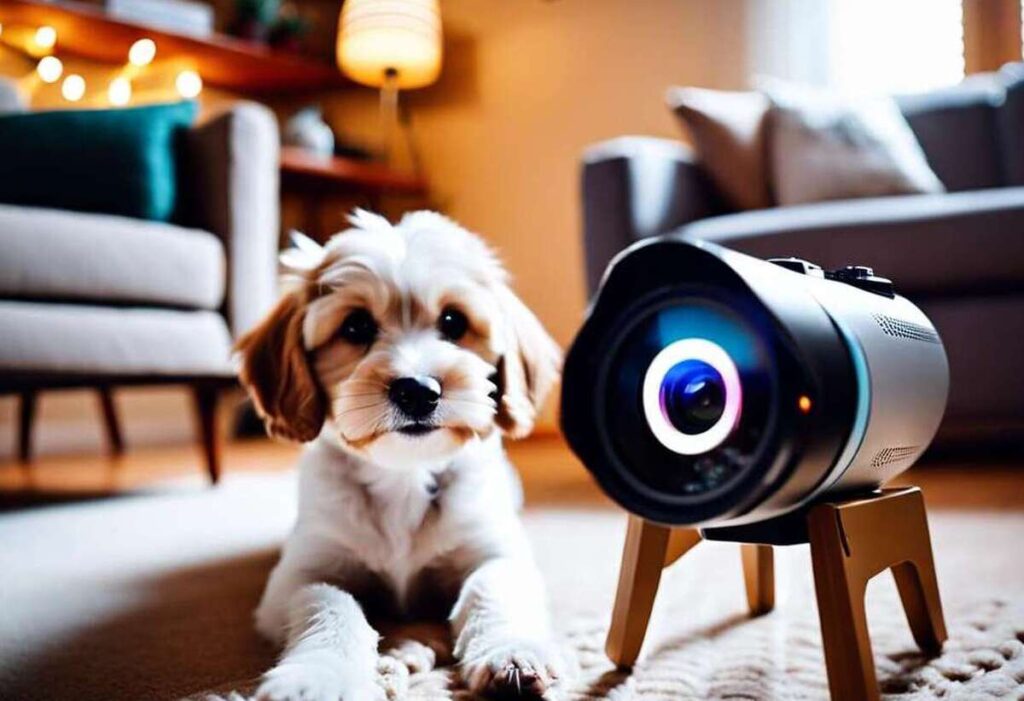Caméras interactives pour chiens : divertir votre animal à distance